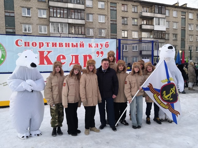 Открытие корта для тренировок будущих чемпионов
