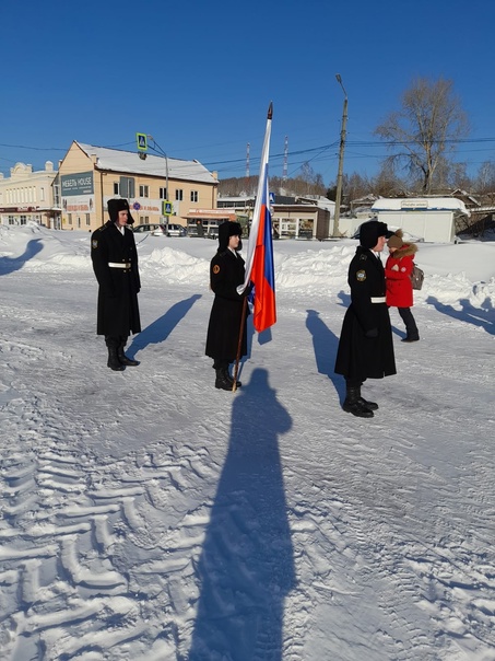 Курсанты ВПК "Рекрут" в почетном карауле