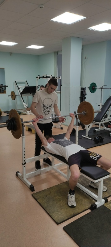  "Жим штанги"