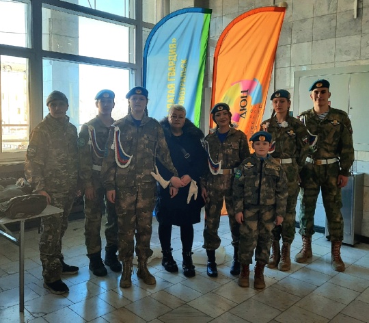 Интерактивная площадка от клуба "Крылатая Гвардия"