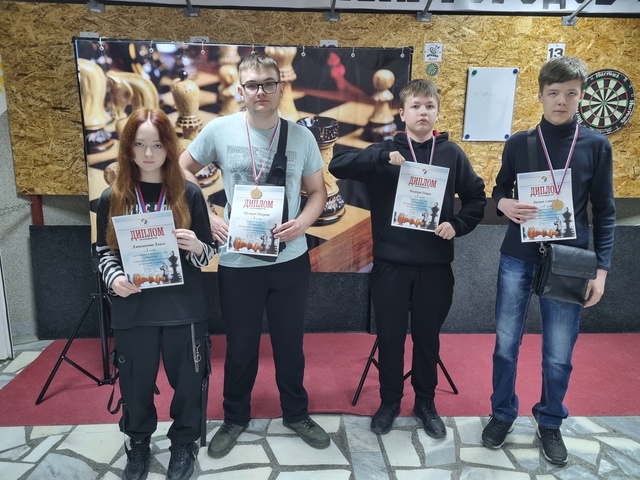  Первенство НГО по быстрым шахматам в группе 10-17 лет