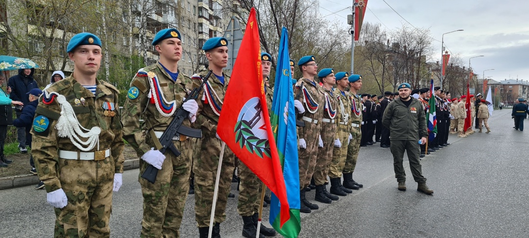 Участники Парада Великой Победы