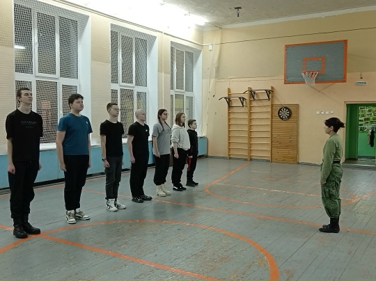 Курсанты военно-патриотического клуба «Рекрут»